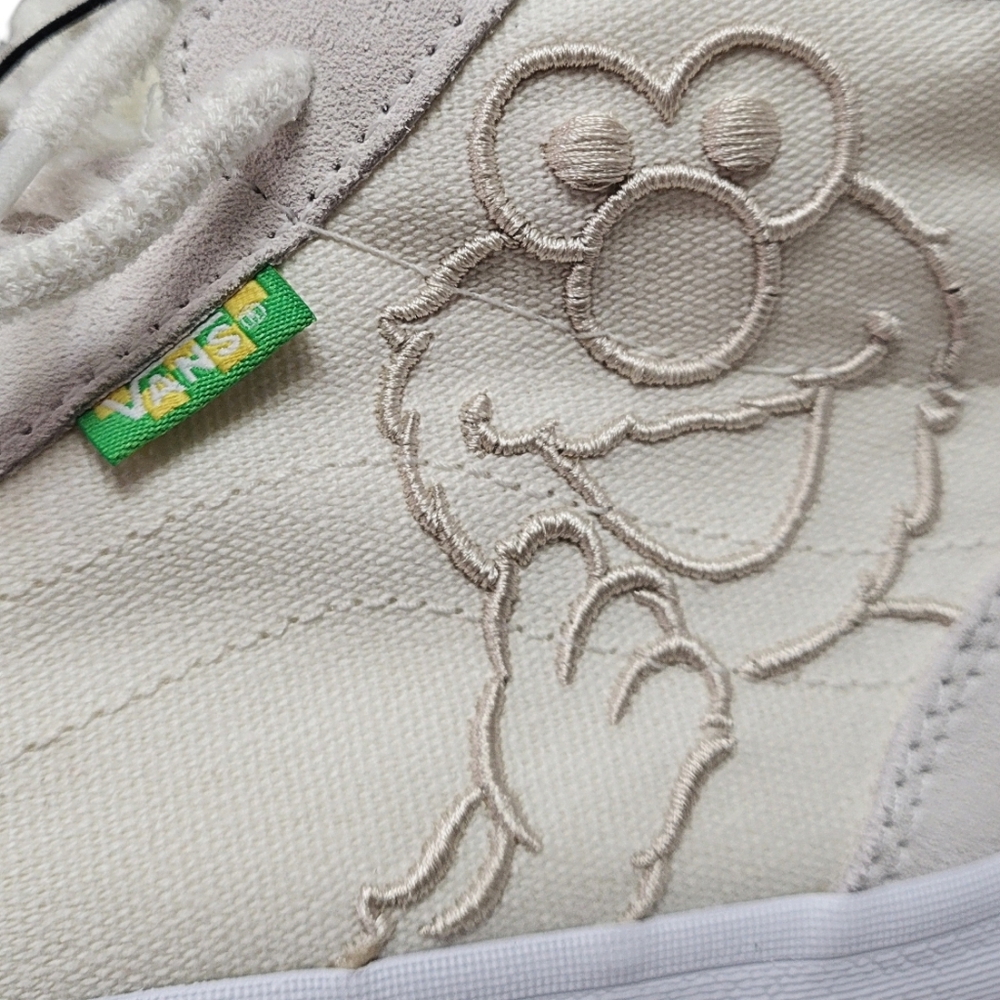 Vans Sesame Street x The Lizzie Embroidered Characters High Top Sneakers No Box - Picture 14 of 14